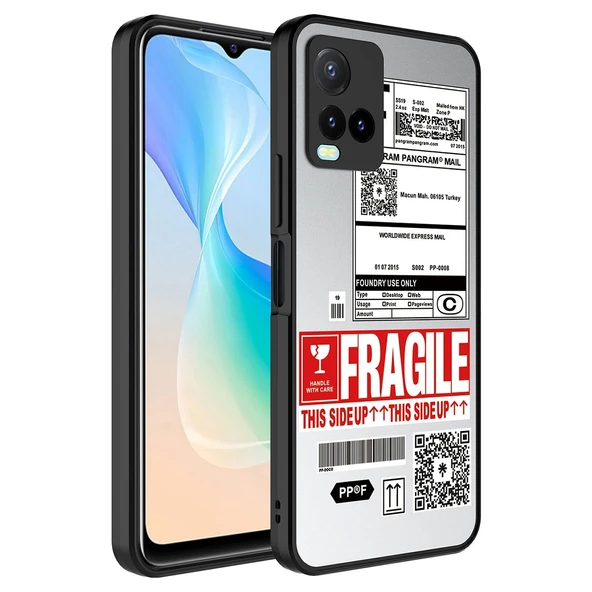 Vivo Y33S Kılıf Aynalı Desenli Kamera Korumalı Parlak Mirror Kapak