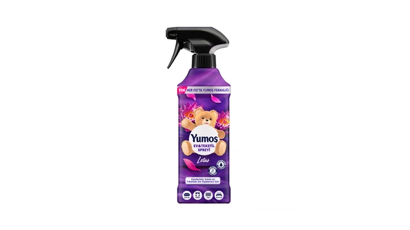 Yumoş Ev ve Tekstil Spreyi Lotus Yıkanması Zor Eşyalar İçin 450 ml