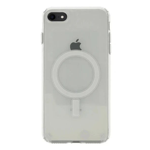 iPhone 7 Kılıf Şeffaf Sert PC Embos Kapak - Resim 6