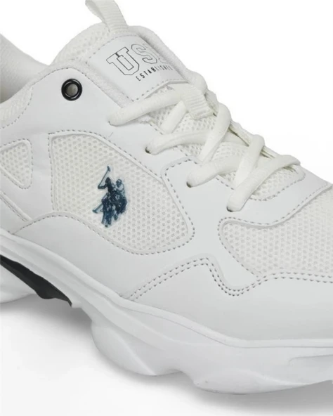 U.s. Polo Assn. Bob Wmn 5Fx Kadın Beyaz-Lacivert Sneaker Ayakkabı - 5