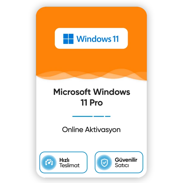 Windows 11 Pro Key 64/32 Bit E-mail ile gönderim