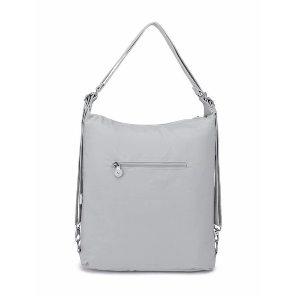Smart Bags Hem Sırt Hem Omuz Kadın Çantası 1205 A.Gri - 3
