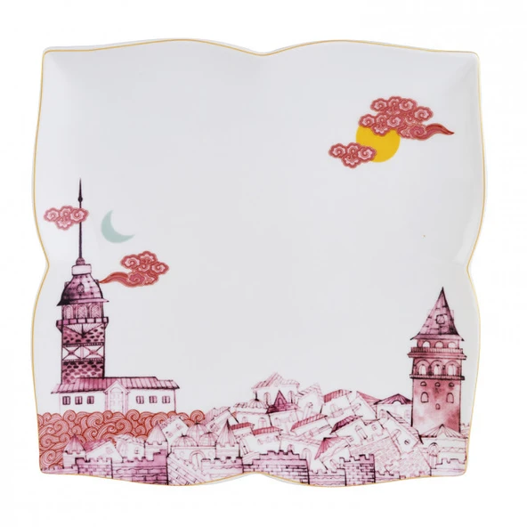 Karaca Sevda 32 Parça 6 Kişilik Kare Kahvaltı Takımı - 6