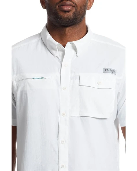 Columbia Wild Cast Short Sleeve Shirt Erkek Kısa Kollu Gömlek FO0621 - Resim 4