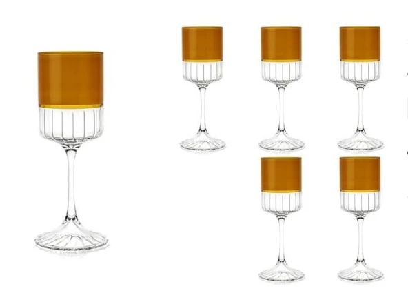 Mikasa Moor Amber 6'lı Kırmızı Şarap Kadehi P342.101388