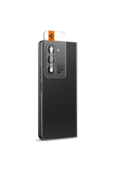Spigen Galaxy Z Fold 5 Kamera Lens Camı Koruyucu Glas.tR EZ Fit Optik Pro (2 Adet) Black - AGL06524 - 4