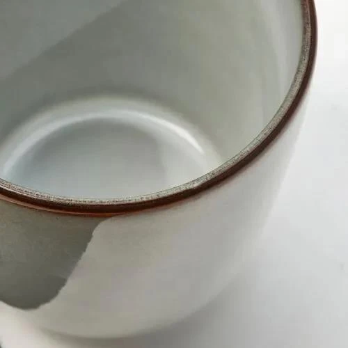 Gladelig 4 Adet Espresso Fincanı, Gri, 10 cl Kumlu-Sırlı Yüzey, - Resim 2