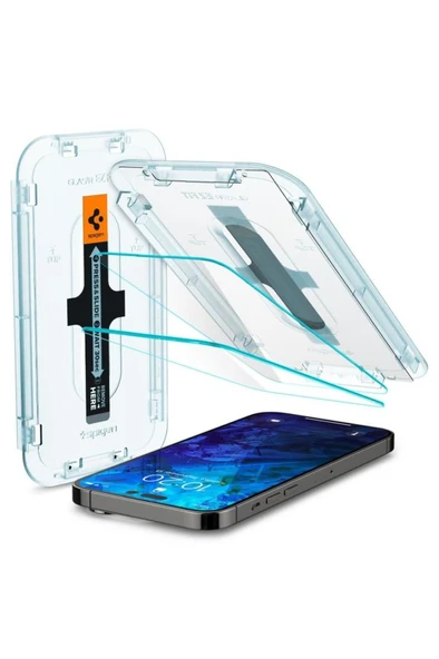 Spigen iPhone 14 Pro Cam Ekran Koruyucu Kolay Kurulum (2 Adet) - AGL05214 - Resim 5