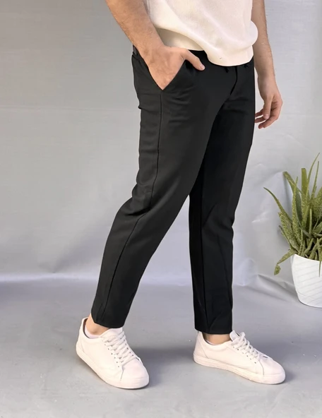Bel İpli Slim Fit Jogger - 2