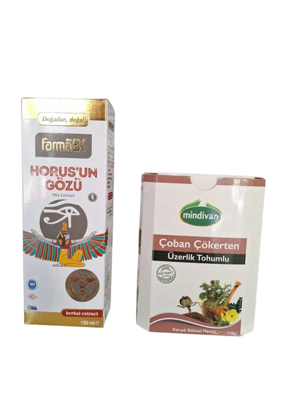HORUSUN GÖZÜ MİX EKSTRAT 150 ML + ÇOBAN ÇÖKERTEN & ÜZERLİK TOHUMU MACUN 230 GR