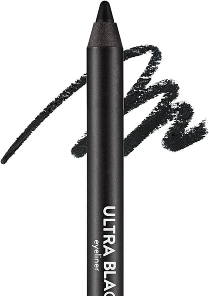 FLORMAR ULTRA BALCK - 2- AdeT- Yumuşuak Uçlu Göz kalemi  Tam Siyah - Resim 5