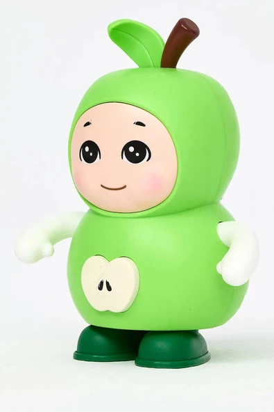 Işıklı ve Müzikli Danseden Elma Oyuncak – 17 cm, Minikler İçin Eğlencenin Adı! - 6