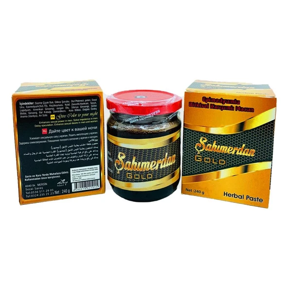 Şahımerdan Gold Macunu Kırmızı Kapak Özel Üretim 240GR X 2 ADET - 4
