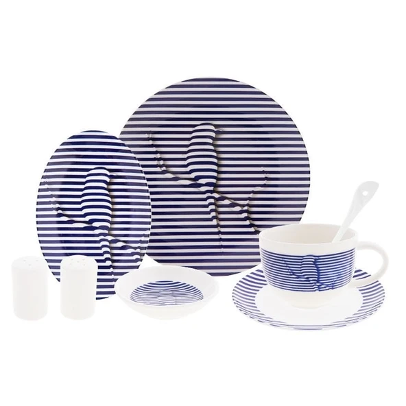 Emsan Denizci Kuş 3D 32 Parça 6 Kişilik Kahvaltı Takımı - 2