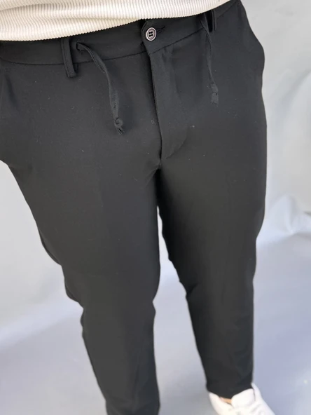 Bel İpli Slim Fit Jogger - 6