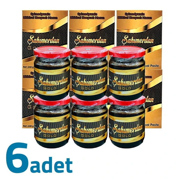 Şahımerdan Gold Macunu Kırmızı Kapak Özel Üretim 240GR X 6 ADET