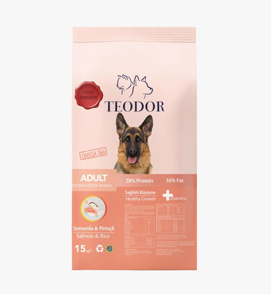 Adult Yüksek Enerjili Somonlu-Pirinçli Yetişkin Köpek Maması - 2