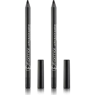 FLORMAR ULTRA BALCK - 2- AdeT- Yumuşuak Uçlu Göz kalemi Tam Siyah ürün görseli 1