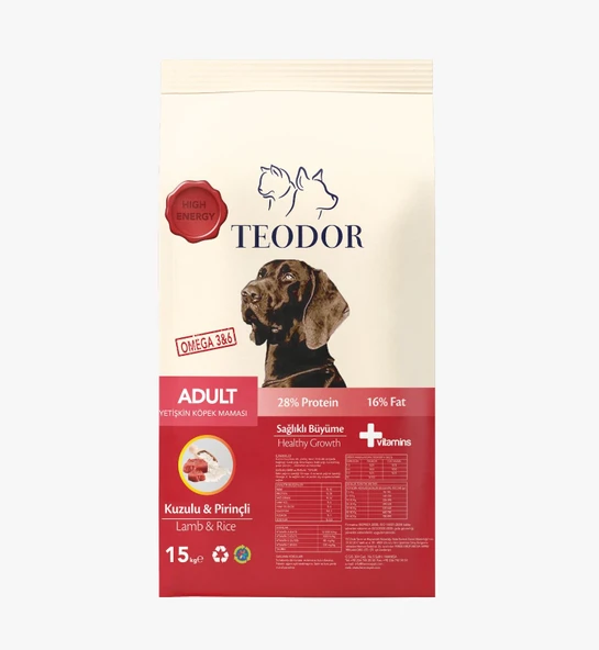Adult Yüksek Enerjili Kuzulu-Pirinçli Köpek Maması - 2