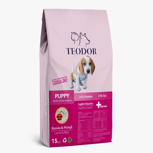 Puppy Kuzu-Pirinçli Yavru Köpek Maması