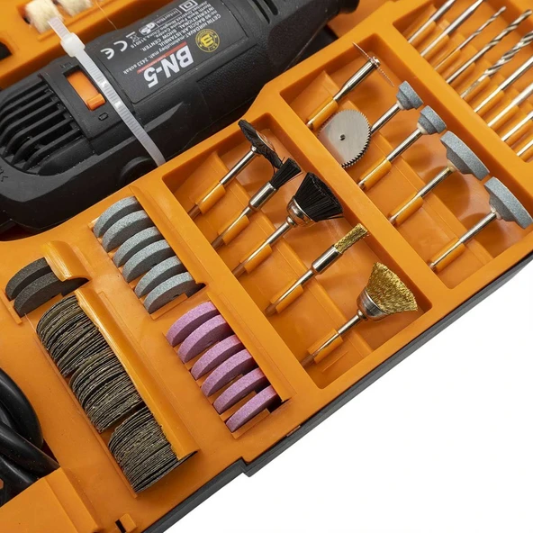Mini Taşlama Gravür Makinası Hobi Seti 300 Parça BN5 PT3601 - 4