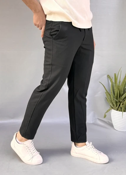 Bel İpli Slim Fit Jogger - 3