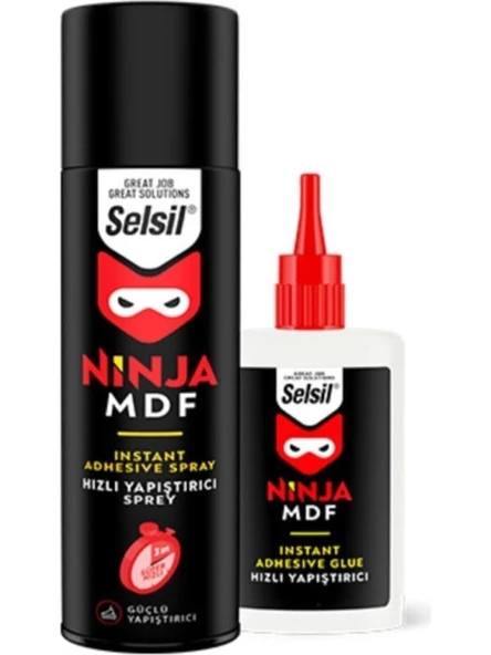 Selsil Ninja Süper Hızlı Yapıştırıcı 100 Ml + 25 Gr