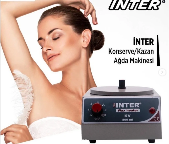 İnter Metal Gövde  Konserve Kavanoz Ağda Isıtıcı 800ML - Resim 3
