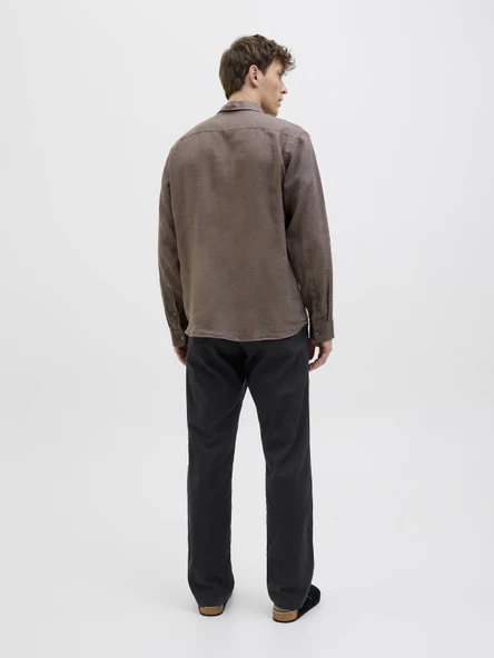 JACK JONES Keten Rahat Kesim Erkek Pantolon 12274977 - 7