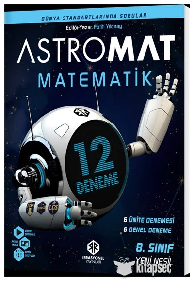8. Sınıf Astromat Matematik 12 li Yeni Nesil Deneme İrrasyonel Yayınları