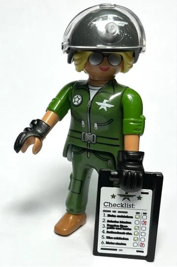 Playmobil Figures 71761 Series 27 - Military Pilot