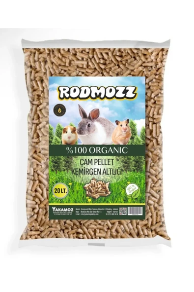 Doğal Organik Kemirgen Altlığı Talaş Çam Peleti 20 LT