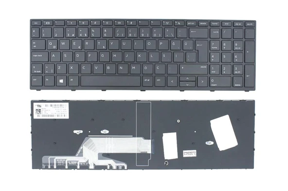 HP ProBook 450 G5 (2SX97EA) Notebook Klavyesi, Laptop Tuş Takımı (Siyah TR)