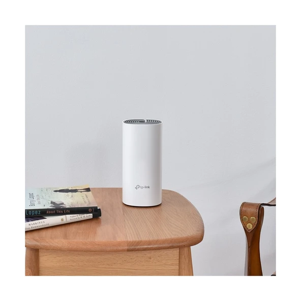 TP-Link Deco E4 (2-Pack), AC1200 Mbps, Dual-Band, 10/100Mbps Portları, 100 Cihaza Kadar Bağlanılabilirlik,  260 m²'ye Kadar Kapsama, Mobil Uygulama ile Kolay Kurulum, Wi-Fi 5 Mesh Sistemi - 5