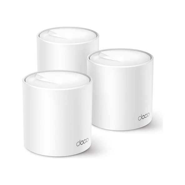 Tp-Link DECO X50 3LÜ Wi-Fi 6 AX3000 Tüm Evi Kapsayan Mesh Wifi Sistemi