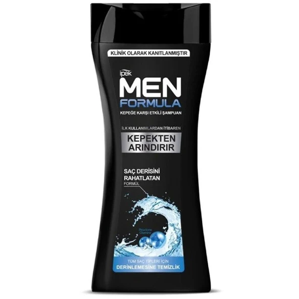 İpek Men Şampuan Formüla Kepeğe Karşı Tüm Saçlar İçin 480 Ml>