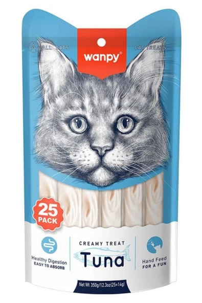 Wanpy Ton Balıklı Sıvı Kedi Ödülü 25x14 gr
