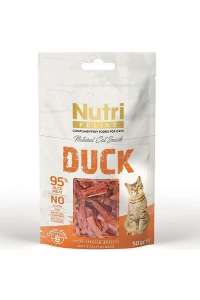 Nutri Feline Ördek Etli Tahılsız Kedi Ödülü 50 Gr