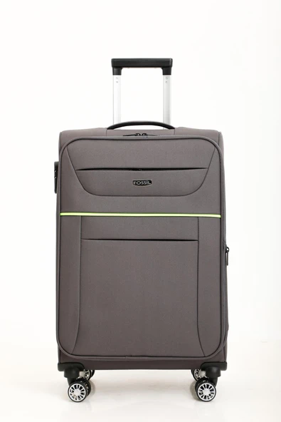 Fossil Siyah Unisex 3'Lü Valiz Seti Fsl0012-2025 4 Tekerlekli - 2