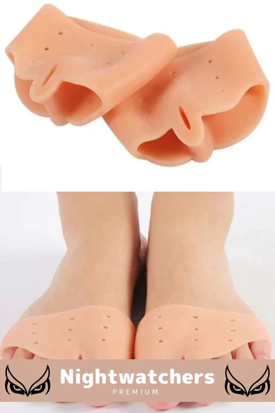 Kemik Büyümesi Karşıtı Şekil Bozukluğu Önleyici Ayak 5 Parmak Ayıran Silikon Bunyon Ayırıcı 3'lü Set - 6