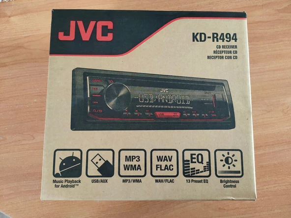 Jvc-Kd- R 494 - Autoradio Cd MP3 AUX USB camping-car Ototeyp