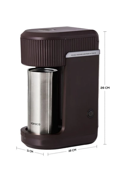 Mono Personal Filtre Kahve Makinesi Walnut Brown - 2