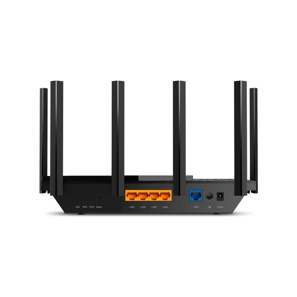 TP-Link Archer AX72, AX5400 Mbps, Fiber Destekli, 4×Gbps LAN Portlarıları, 100'den Fazla Cihazı Bağlayın,OFDMA ve MU-MIMO Destekli, Oyun için İdeal Xbox/PS/8K Yayın, Dual-Band Gigabit Wi-Fi 6 Router - 3