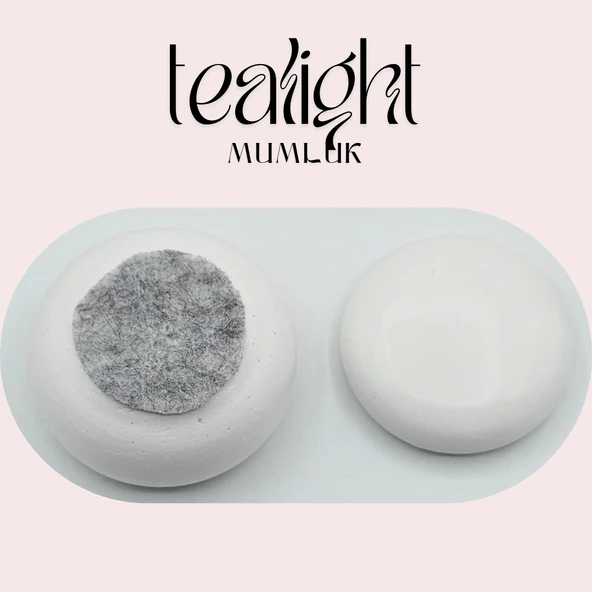 Aurora Dekoratif 2'li Mumluk Seti | El Yapımı | Tealight Mumluk - 4