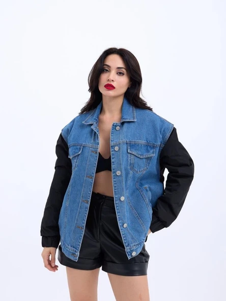 Lucky Life KOT CEKET-MAVİ - Resim 5