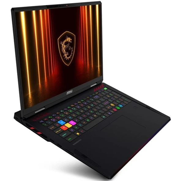 MSI 18" RAIDER 18 HX AI A2XWIG-218TR ULTRA 9 285Hx-64GB DDR5 RAM-16GB RTX5080-4GB NVME-W11H - Resim 3