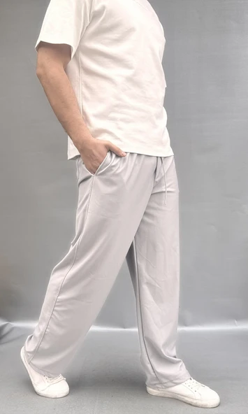 Bol Kesim Bel Lastik Pantolon