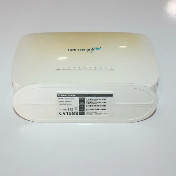 Türk Telekom Tp-Link TD-W9970v3 4Port Vdsl2 Adsl2 Modem 2.EL KULLANILMIŞ - 3