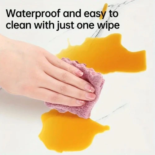 Periboia Gri Mermer Desen Duvar Sticker (30x30) - 5