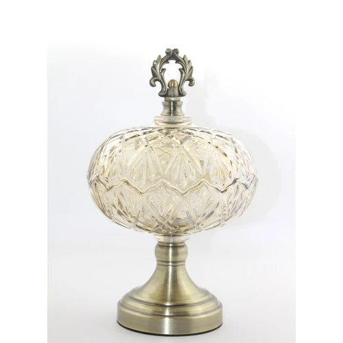 Periboia Kapaklı Cam Şekerlik Model 3